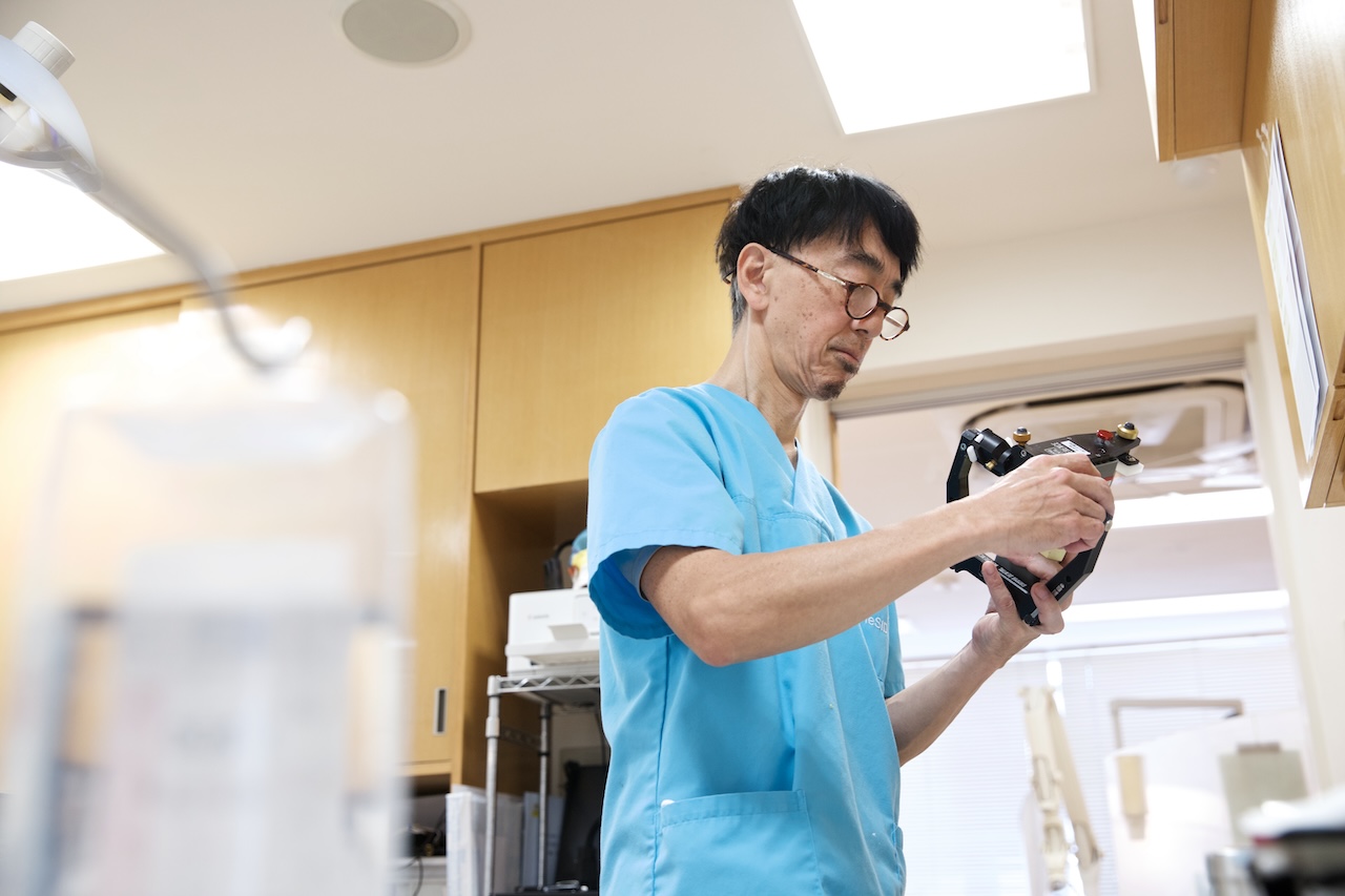 矯正歯科治療の様子